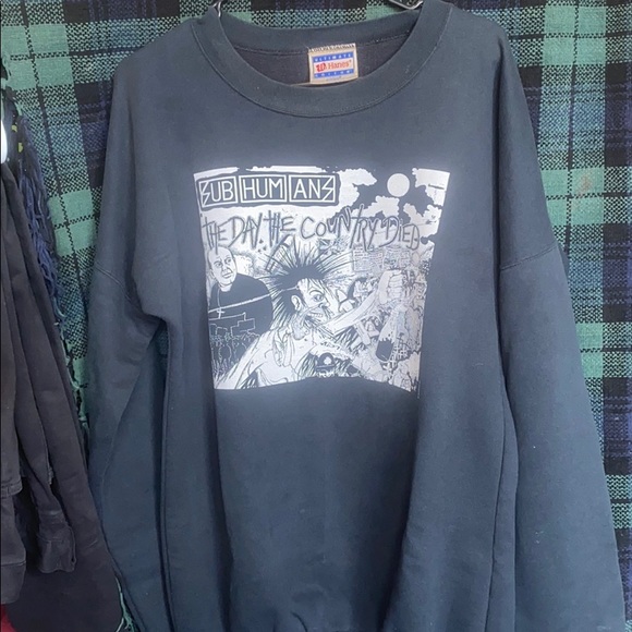 Subhumans(UK) punk rock sweater. Size S - Picture 3 of 3